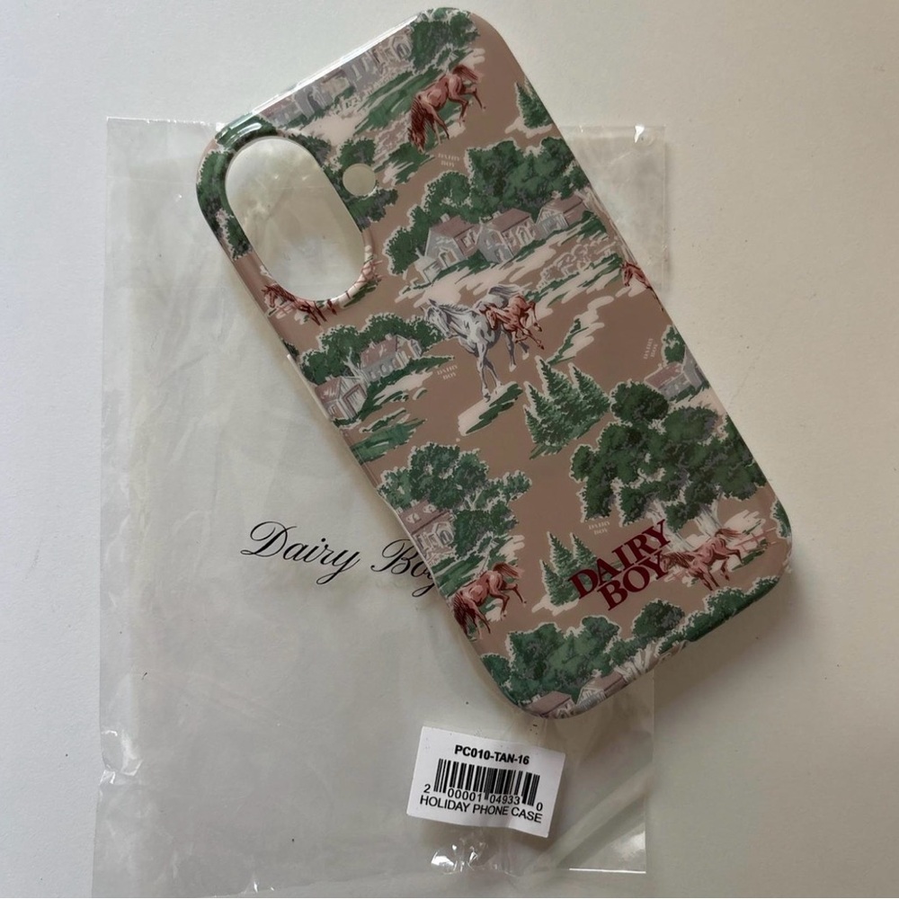 Dairy Boy Tan and Green Phone Case